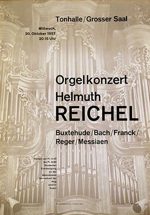 Schwitter Clichés - Helmuth Reichel - Orgelkonzert
