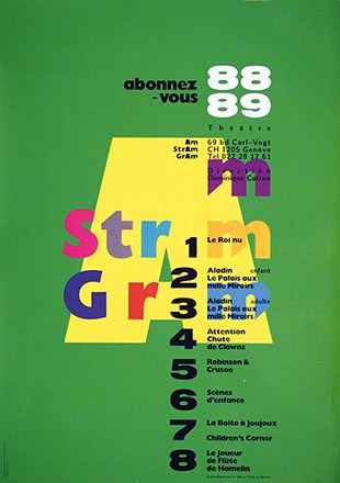 Pfund Roger Atelier - Théâtre Am Stram Gram</br>Genève