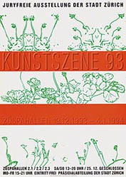 Radelfinger / Zimmermann - Kunstszene 93 - Züspahallen Zürich
