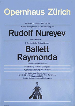 Müller-Brockmann & Co. - Rudolf Nureyev - Ballett Raymonda