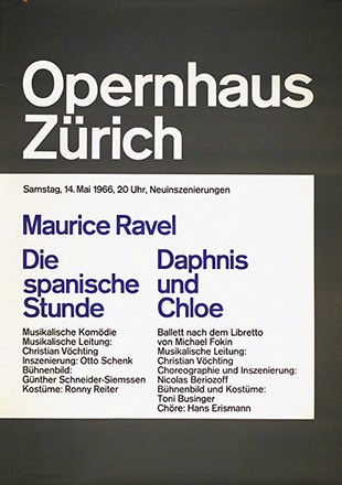 Müller-Brockmann Atelier - Maurice Ravel 
