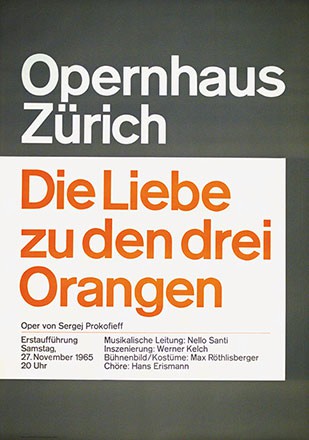Müller-Brockmann Atelier - Die Liebe zu den drei Orangen