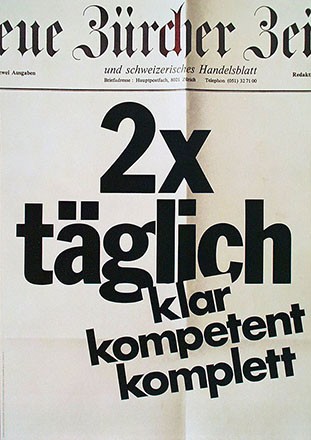 Burckhardt / Süess - Neue Zürcher Zeitung
