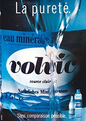 Bilateral Publicité - Volvic Mineralwasser