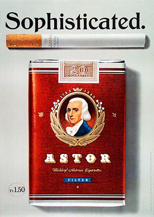 Burckhardt Dominik L. - Astor Cigaretten