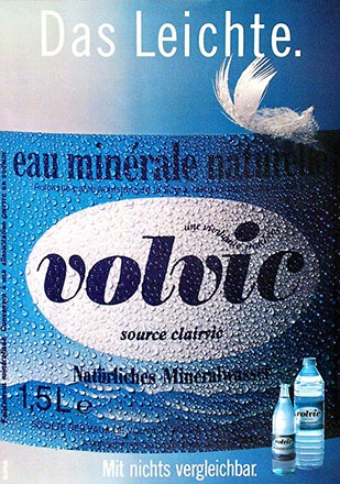 Bilateral Publicité - Volvic Mineralwasser