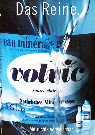 Bilatéral Publicité - Volvic Mineralwasser