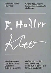 Wyss Marcel - Ferdinand Hodler / Paul Klee