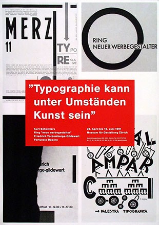 Robert Jean - Typographie kann unter Umständen Kunst sein