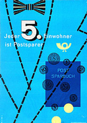 Huber Sepp - Post Sparbuch