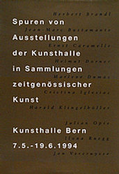 Schott Franziska & Schibig Marco - Spuren von Ausstellungen der Kunsthalle