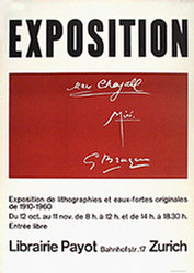 Anonym - Exposition Marc Chagall / Joan Miró