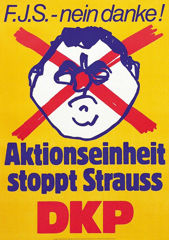 Anonym Aktionseinheit stoppt Strauss DKP