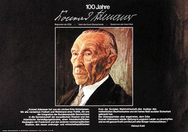 Anonym - 100 Jahre Konrad Adenauer