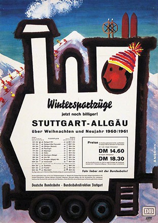 von Andrian Dieter - Deutsche Bundesbahn Wintersportzüge