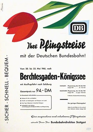 Strom - Deutsche Bundesbahn - Pfingstreise