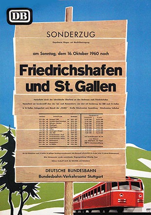 Anonym - Deutsche Bundesbahn - St. Gallen