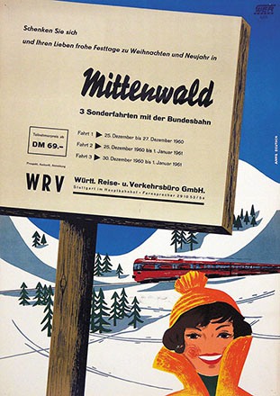 Deutsch Anne - Deutsche Bundesbahn - Mittenwald