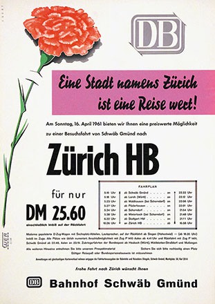 Ebert - Deutsche Bundesbahn - Zürich