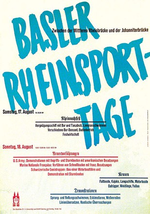 Eidenbenz Atelier - Basler Rheinsporttage