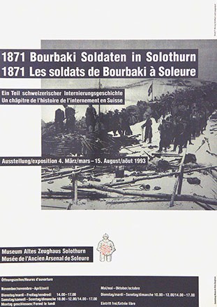 Museum Altes Zeughaus - 1871 Bourbaki Soldaten in Solothrun
