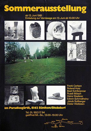 Anonym - Sommerausstellung im Paradiesgärtli