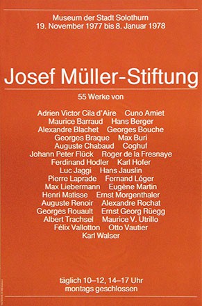 Anonym - Josef Müller-Stiftung