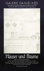 Anonym - Häuser und Bäume