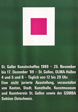 Anonym - St. Galler Kunstschaffen - GSMBA