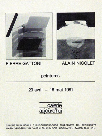 Anonym - Pierre Gattoni / Alain Nicolet
