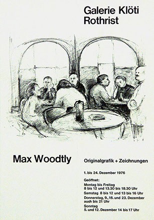 Anonym - Max Woodtly - Galerie Klöti