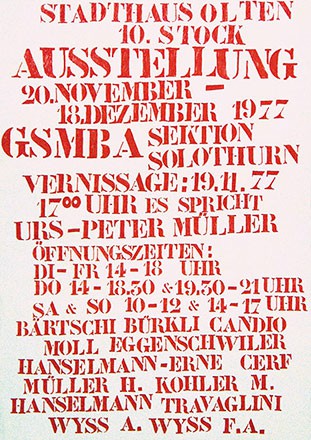 Anonym - GSMBA - Sektion Solothurn