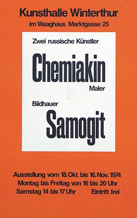 Anonym - Chemiakin / Samogit - Waaghaus