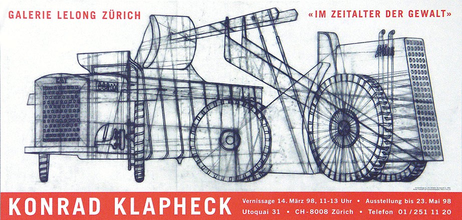 Anonym - Konrad Klapheck - Galerie Lelong