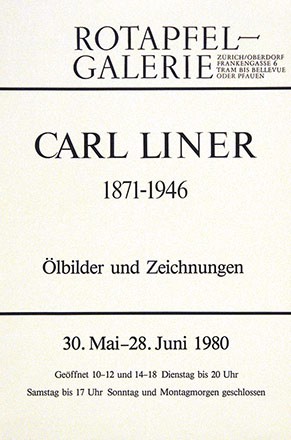 Anonym - Carl Liner - Rotapfel-Galerie