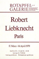 Anonym - Robert Liebknecht Paris - Rotapfel