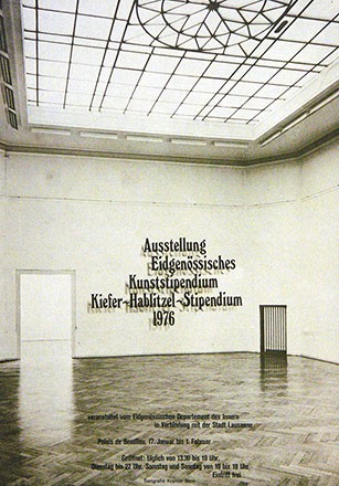 Anonym - Kunststipendium Kiefer-Hablitzel