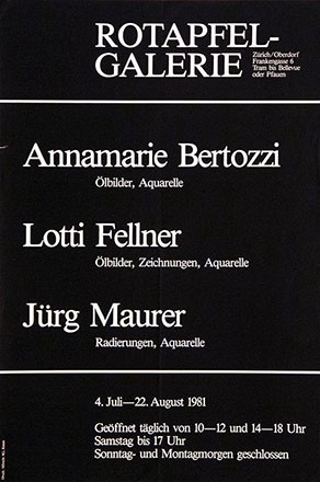 Anonym - Bertozzi / Fellner /Maurer