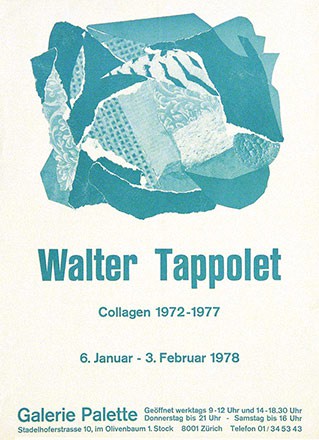 Anonym - Walter Tappolet - Galerie Palette