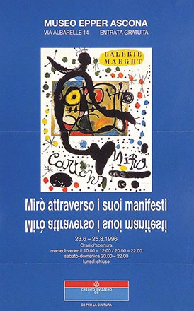 Anonym - Miró attraverso i suoi manifesti