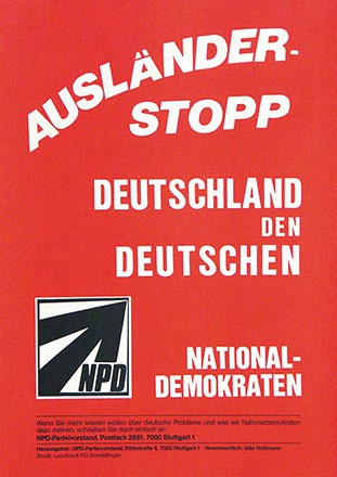 Anonym - Ausländer-Stop - NPD