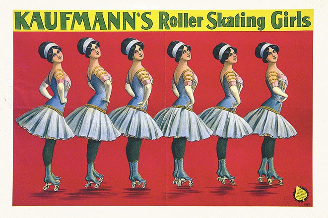 Friedländer Adolph - Kaufmann's Roller Skating Girls
