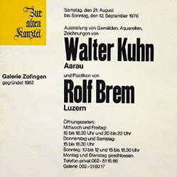 Anonym - Walter Kuhn / Rolf Brem